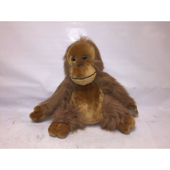 Plush Orangutan Monkey - Classic Toy Company - Long hair / Leather - Picture 9 of 10